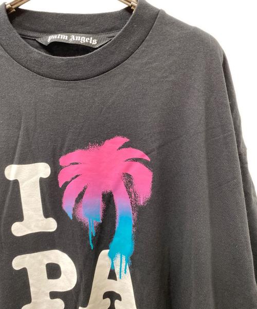Palm Angels（パーム エンジェルス）Palm Angels (パーム エンジェルス) プリントTシャツ ブラック サイズ:Lの古着・服飾アイテム
