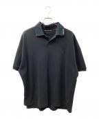 ALEXANDER WANGアレキサンダー・ワン）の古着「オーバーサイズポロシャツ」｜ブラック