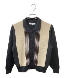 SASQUATCHfabrix.（サスクワッチファブリックス）の古着「RETRO CARDIGAN」｜グレー×アイボリー