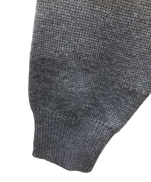 SASQUATCHfabrix.（サスクワッチファブリックス）SASQUATCHfabrix. (サスクワッチファブリックス) RETRO CARDIGAN グレー×アイボリー サイズ:Sの古着・服飾アイテム