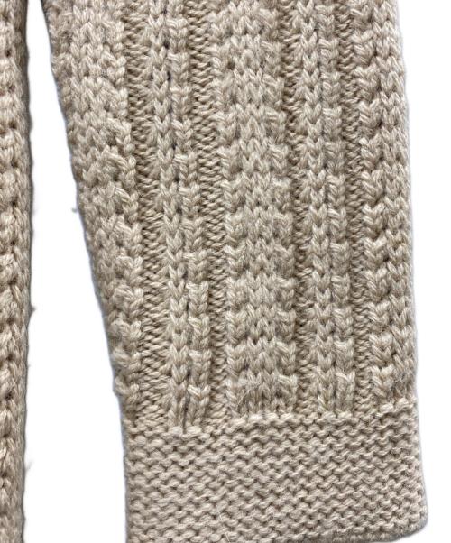 JIL SANDER NAVY（ジルサンダー ネイビー）JIL SANDER NAVY (ジルサンダー ネイビー) ウールアルパカロングカーディガン ベージュ サイズ:XLの古着・服飾アイテム