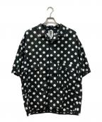 TENBOXテンボックス）の古着「Drug Dealer Dot Shirt」｜ブラック×ホワイト
