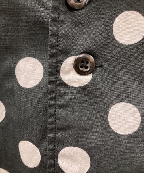 TENBOX（テンボックス）TENBOX (テンボックス) Drug Dealer Dot Shirt ブラック×ホワイト サイズ:XLの古着・服飾アイテム