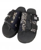 suicoke×MIYAGIHIDETAKAスイコック×ミヤギヒデタカ）の古着「ベルクロサンダル」｜ブラック×ホワイト