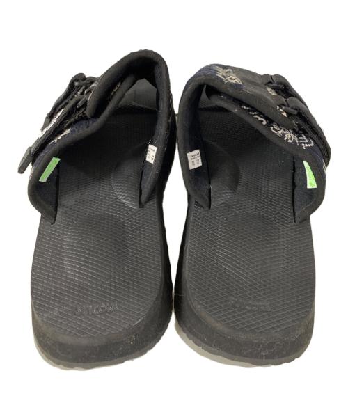 suicoke（スイコック）suicoke (スイコック) MIYAGIHIDETAKA (ミヤギヒデタカ) ベルクロサンダル ブラック×ホワイト サイズ:28cmの古着・服飾アイテム