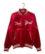 POLO RALPH LAUREN×NEW YORK YANKEESポロ・ラルフローレン×ニューヨークヤンキース）の古着「ヤンキースコラボ スタジャン」｜レッド