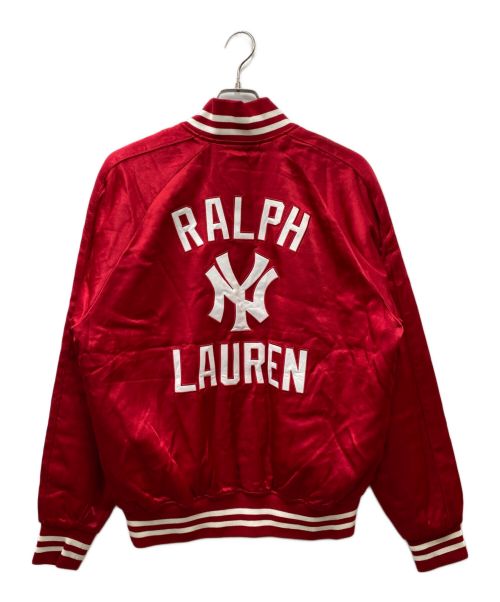 POLO RALPH LAUREN（ポロ・ラルフローレン）POLO RALPH LAUREN (ポロ・ラルフローレン) NEW YORK YANKEES (ニューヨークヤンキース) ヤンキースコラボ スタジャン レッド サイズ:Lの古着・服飾アイテム