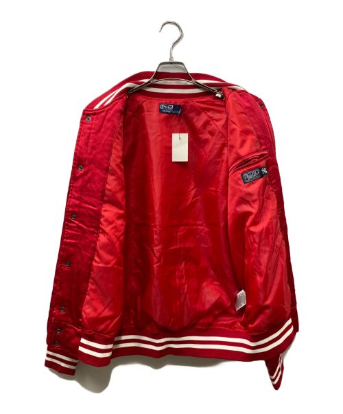 POLO RALPH LAUREN（ポロ・ラルフローレン）POLO RALPH LAUREN (ポロ・ラルフローレン) NEW YORK YANKEES (ニューヨークヤンキース) ヤンキースコラボ スタジャン レッド サイズ:Lの古着・服飾アイテム