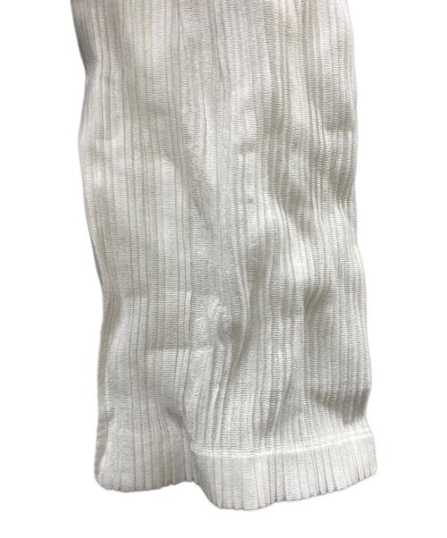 PLEATS PLEASE（プリーツプリーズ）PLEATS PLEASE (プリーツプリーズ) プリーツブラウス カットソー ホワイト サイズ:SIZE 03の古着・服飾アイテム