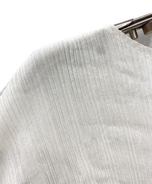 PLEATS PLEASE（プリーツプリーズ）PLEATS PLEASE (プリーツプリーズ) プリーツブラウス カットソー ホワイト サイズ:SIZE 03の古着・服飾アイテム