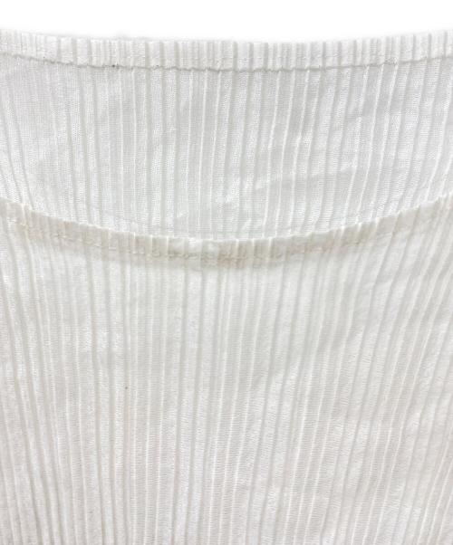 PLEATS PLEASE（プリーツプリーズ）PLEATS PLEASE (プリーツプリーズ) プリーツブラウス カットソー ホワイト サイズ:SIZE 03の古着・服飾アイテム