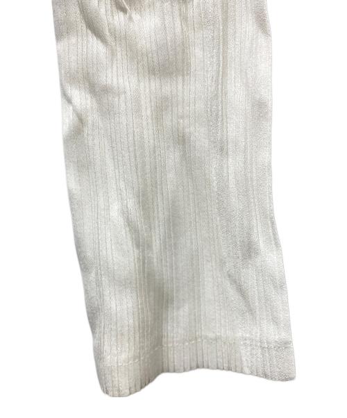 PLEATS PLEASE（プリーツプリーズ）PLEATS PLEASE (プリーツプリーズ) プリーツカーディガン ホワイト サイズ:SIZE 03の古着・服飾アイテム