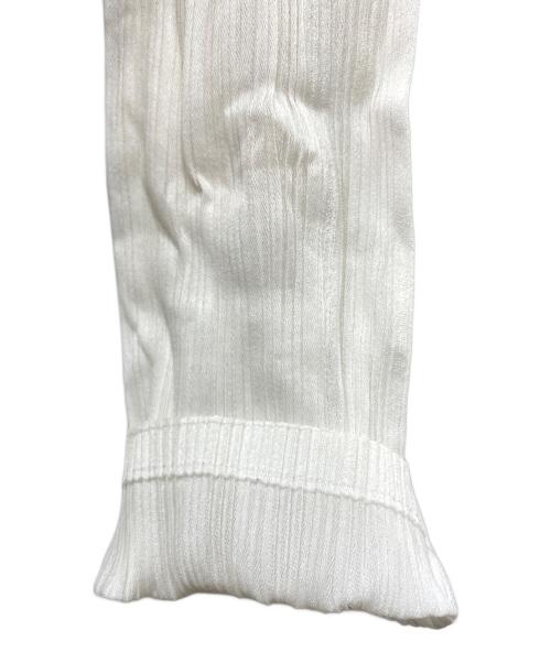 PLEATS PLEASE（プリーツプリーズ）PLEATS PLEASE (プリーツプリーズ) プリーツカーディガン ホワイト サイズ:SIZE 03の古着・服飾アイテム