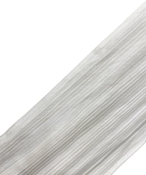 PLEATS PLEASE（プリーツプリーズ）PLEATS PLEASE (プリーツプリーズ) プリーツカーディガン ホワイト サイズ:SIZE 03の古着・服飾アイテム