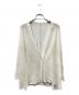 PLEATS PLEASE（プリーツプリーズ）の古着「プリーツカーディガン」｜ホワイト