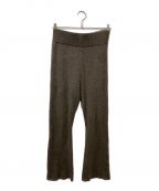 DEUXIEME CLASSEドゥーズィエム クラス）の古着「Eternal パンツ ニット」｜ブラウン