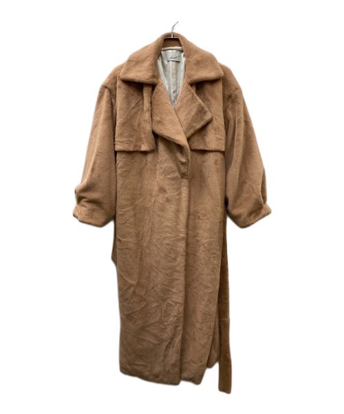 darich（ダーリッチ）darich (ダーリッチ) バックコンシャスロングコート ブラウン サイズ:Mの古着・服飾アイテム