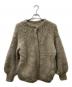 Ameri（アメリ）の古着「2WAY MOHAIR SHAGGY KNIT　モヘヤシャギーカーディガン」｜ベージュ