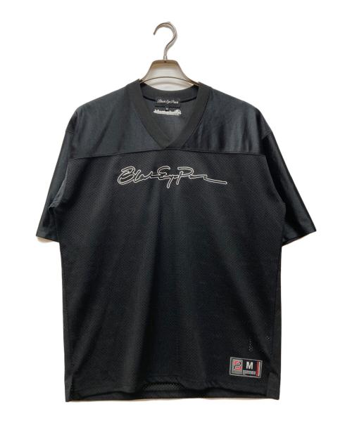 BlackEyePatch（ブラックアイパッチ）BlackEyePatch (ブラックアイパッチ) SLOPPY SCRIFT HOCKEY JERSEY ブラック サイズ:Mの古着・服飾アイテム