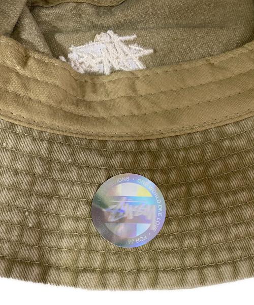 stussy（ステューシー）stussy (ステューシー) バケットハット ベージュ サイズ:S/Mの古着・服飾アイテム