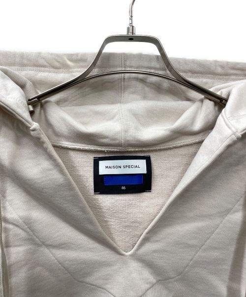 MAISON SPECIAL（メゾンスペシャル）MAISON SPECIAL (メゾンスペシャル) オーバーサイズパーカー アイボリー サイズ:46の古着・服飾アイテム