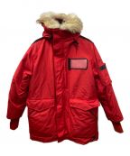 CANADA GOOSE×MUSEUMカナダグース×ミュージアム）の古着「コラボHeli Arctic coat」｜レッド