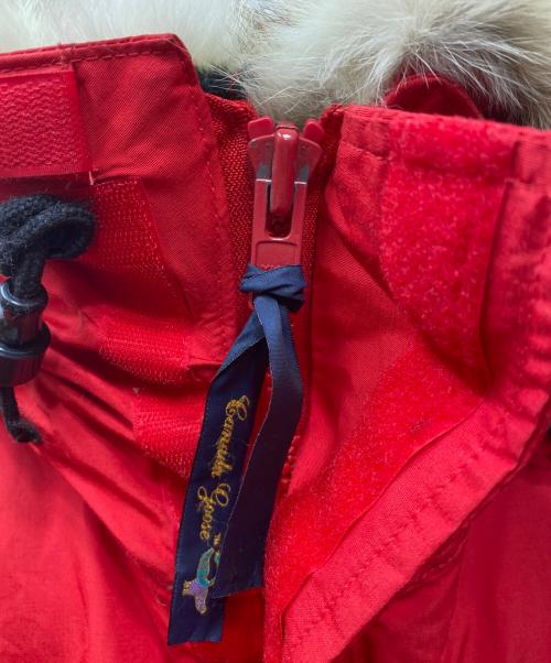 CANADA GOOSE（カナダグース）CANADA GOOSE (カナダグース) MUSEUM (ミュージアム) コラボHeli Arctic coat レッド サイズ:Mの古着・服飾アイテム