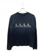 RAF BY RAF SIMONSラフバイ ラフシモンズ）の古着「ロングスリーブTシャツ」｜ブラック