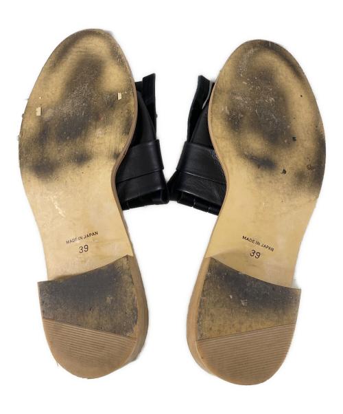 RBS（アールビーエス）RBS (アールビーエス) タッセルサンダル ブラック サイズ:24.5cmの古着・服飾アイテム