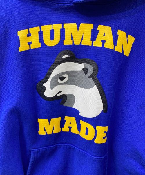 HUMAN MADE（ヒューマンメイド）HUMAN MADE (ヒューマンメイド) 23AW Heavy Weight Hoodie ブルー サイズ:Mの古着・服飾アイテム