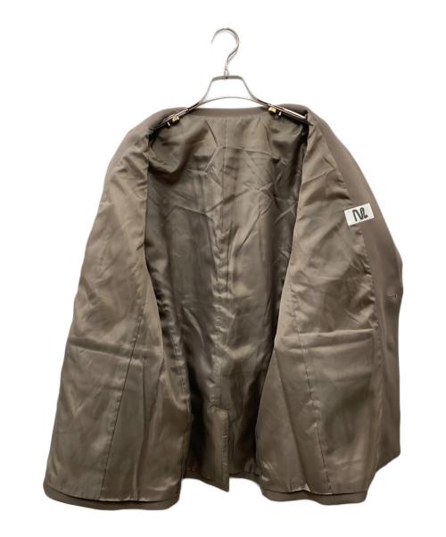 M TO R（ムウトアール）M TO R (ムウトアール) BOXY SINGLE BREASTED JACKET ブラウン サイズ:42の古着・服飾アイテム