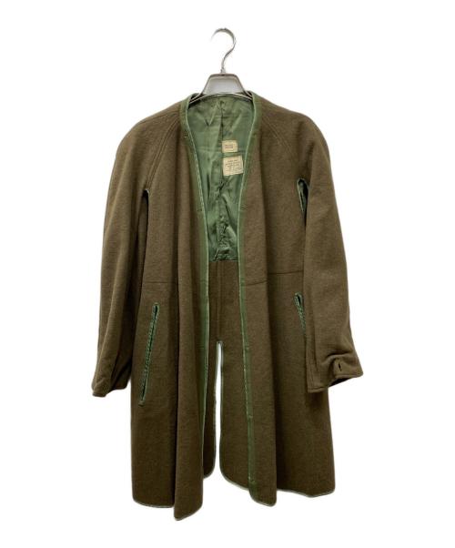US ARMY（ユーエスアーミー）US ARMY (ユーエスアーミー) 60S OVER COAT ライナー付ミリタリーコート オリーブ サイズ:Sの古着・服飾アイテム
