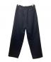 UNIVERSAL PRODUCTS. (ユニバーサルプロダクツ) 23AW EASY TROUSERS タックワイドパンツ ネイビー サイズ:3：11000円