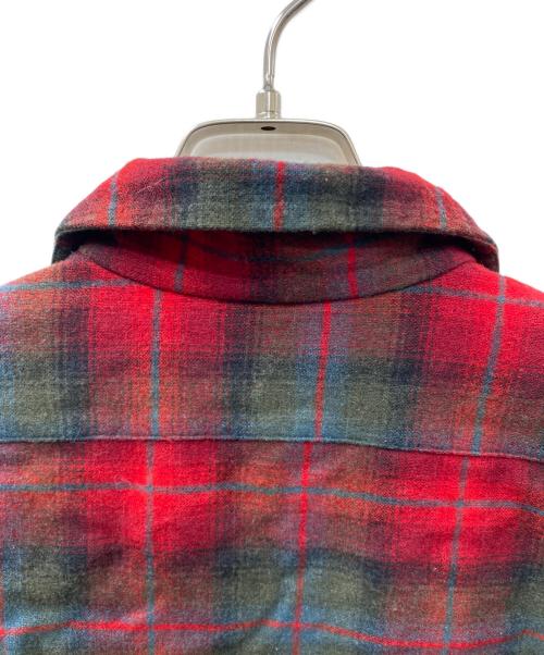 PENDLETON（ペンドルトン）PENDLETON (ペンドルトン) 50S チェックネルシャツ レッド×グリーン サイズ:Mの古着・服飾アイテム