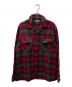 PENDLETON（ペンドルトン）の古着「50S チェックネルシャツ」｜レッド×グリーン