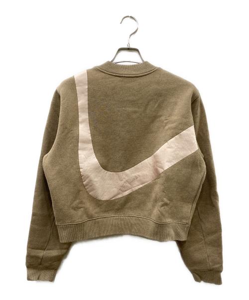 Acne studios（アクネ ストゥディオズ）ACNE STUDIOS (アクネ ストゥディオス) バイカラークロップドスウェット ベージュ×ピンク サイズ:SIZE XSの古着・服飾アイテム