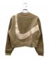 ACNE STUDIOS (アクネ ストゥディオス) バイカラークロップドスウェット ベージュ×ピンク サイズ:SIZE XS：5000円