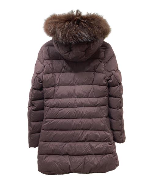 TATRAS（タトラス）TATRAS (タトラス) SHIPS (シップス) 別注 CERAMICA ファー付きダウンコート ボルドー サイズ:02の古着・服飾アイテム