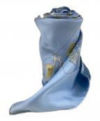 HERMESエルメス）の古着「カレ90シルクスカーフ 肥沃な川」｜ブルー