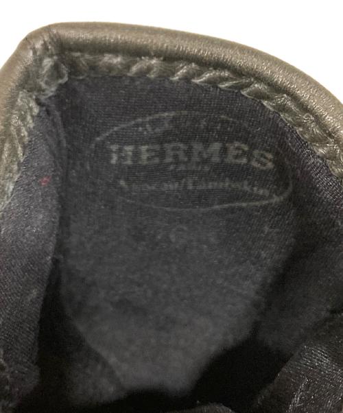 HERMES（エルメス）HERMES (エルメス) レザーグローブ ブラックの古着・服飾アイテム
