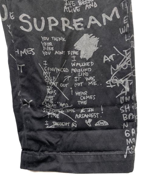 SUPREME（シュプリーム）Supreme (シュプリーム) 23SS Gonz Poems Chino Pant チノパン ブラック サイズ:SIZE 34の古着・服飾アイテム