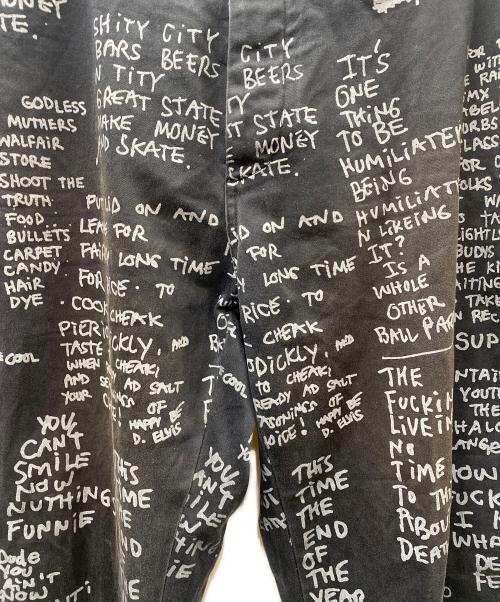 SUPREME（シュプリーム）Supreme (シュプリーム) 23SS Gonz Poems Chino Pant チノパン ブラック サイズ:SIZE 34の古着・服飾アイテム