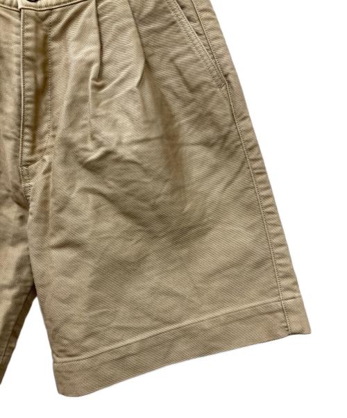 AURALEE（オーラリー）AURALEE (オーラリー) FINX MOLESKIN WIDE SHORTSハーフパンツ ベージュ サイズ:4の古着・服飾アイテム