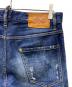 中古・古着 DSQUARED2 (ディースクエアード) COOL GUY JEANS ダメージペイントデニムパンツ インディゴ サイズ:46：8000円