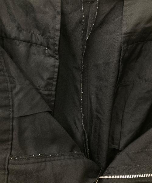 BLACK COMME des GARCONS（ブラックコムデギャルソン）BLACK COMME des GARCONS (ブラックコムデギャルソン) タックワイド ハーフパンツ ブラック サイズ:Mの古着・服飾アイテム