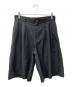 BLACK COMME des GARCONS（ブラックコムデギャルソン）の古着「タックワイド ハーフパンツ」｜ブラック
