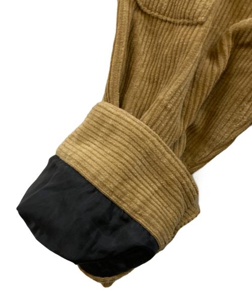 K'ROOKLYN（クルックリン）K'ROOKLYN (クルックリン) Corduroy Textile Zip Hoodie ベージュ サイズ:Mの古着・服飾アイテム