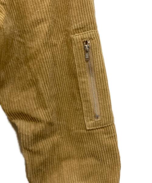 K'ROOKLYN（クルックリン）K'ROOKLYN (クルックリン) Corduroy Textile Zip Hoodie ベージュ サイズ:Mの古着・服飾アイテム