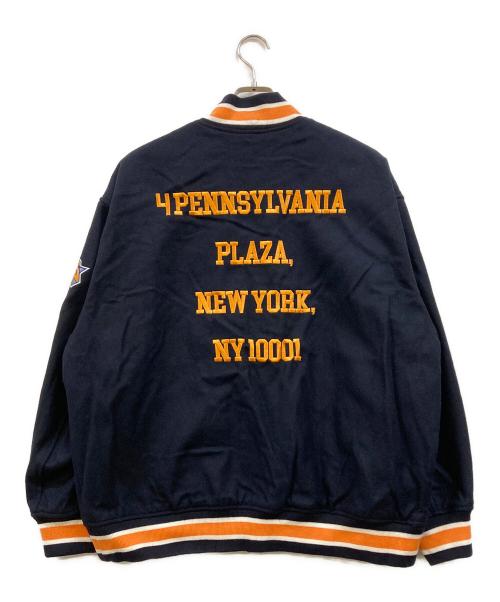 NBA（エヌビーエー）NBA (エヌビーエー) NEW YORK KNICKS スタジャン ネイビー サイズ:M 未使用品の古着・服飾アイテム