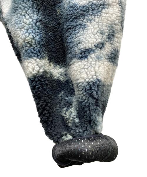 HUF（ハフ）HUF (ハフ) STANDARD BOA HOODED JACKET フリースジャケット ブラック×ホワイト サイズ:SIZE Lの古着・服飾アイテム